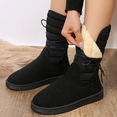 Ashford | Svala – Women’s Lace - Up Boots with Fur Lining - Ashford London Clothing