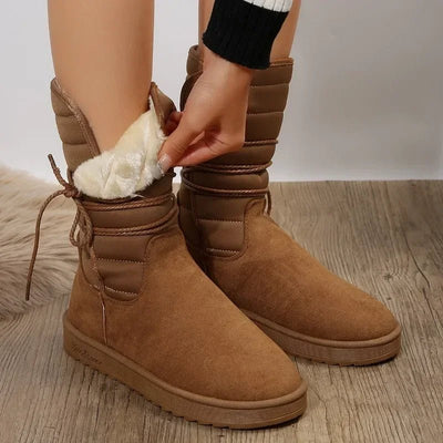 Ashford | Svala – Women’s Lace - Up Boots with Fur Lining - Ashford London Clothing