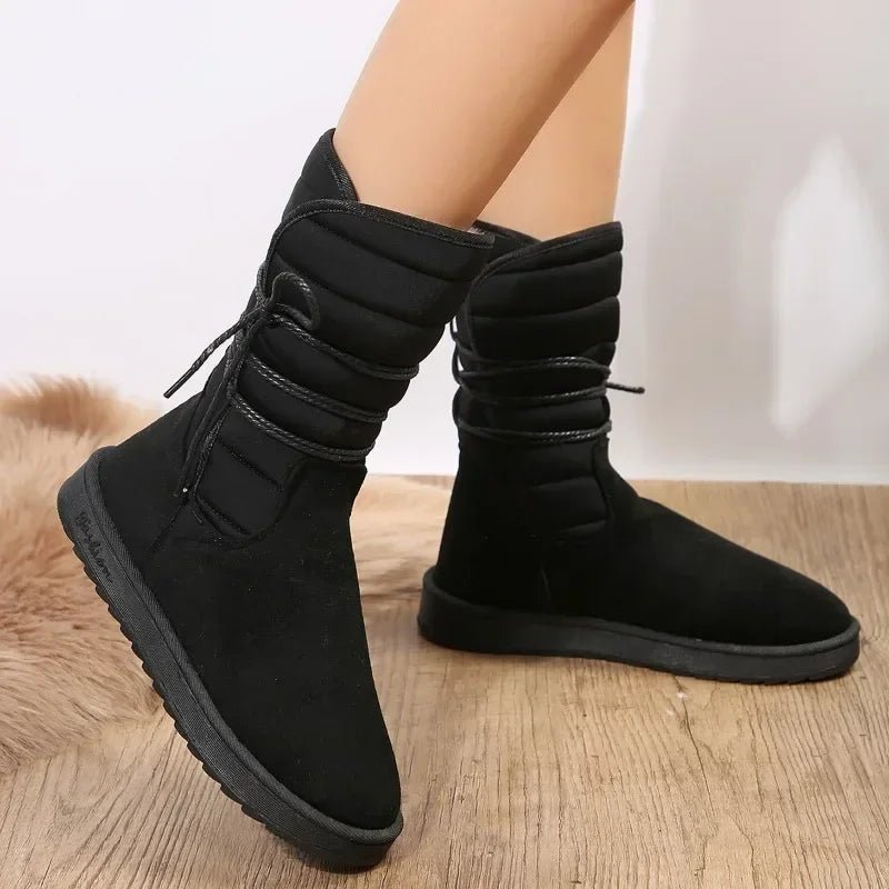 Ashford | Svala – Women’s Lace - Up Boots with Fur Lining - Ashford London Clothing
