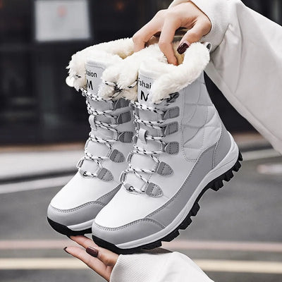Ashford | Talia – Women’s Cozy Outdoor Lace - Up Boots with Warm Lining - Ashford London Clothing
