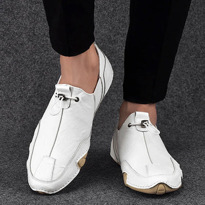 Ashford | Theo Casual PU Leather Driving Loafers – Flat Sole – Everyday Comfort - Ashford London Clothing