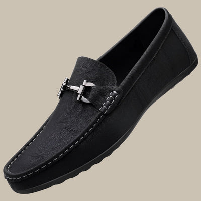 Ashford | Thierry – Men's Leather Slip - On Loafers with Timeless Appeal - Ashford London Clothing