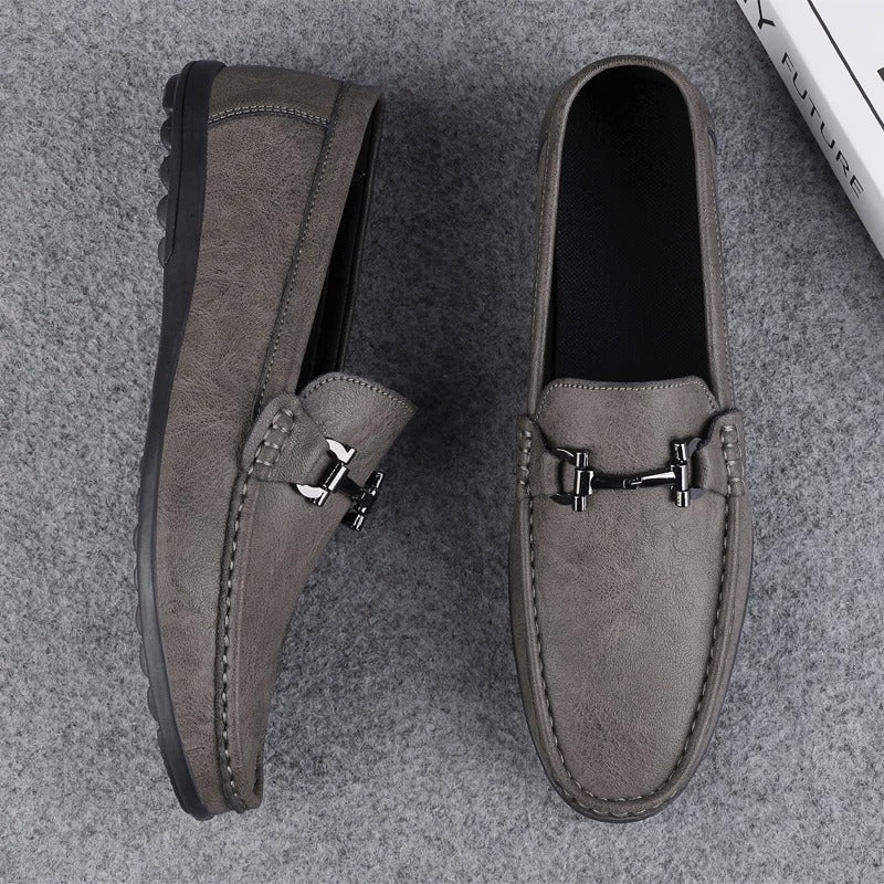 Ashford | Thierry – Men's Leather Slip - On Loafers with Timeless Appeal - Ashford London Clothing