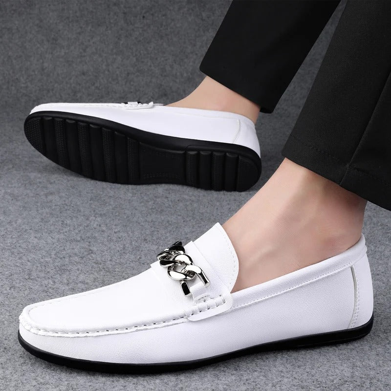 Ashford | Thierry – Men's Leather Slip - On Loafers with Timeless Appeal - Ashford London Clothing