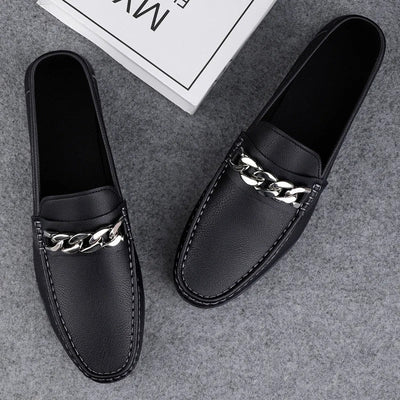 Ashford | Thierry – Men's Leather Slip - On Loafers with Timeless Appeal - Ashford London Clothing