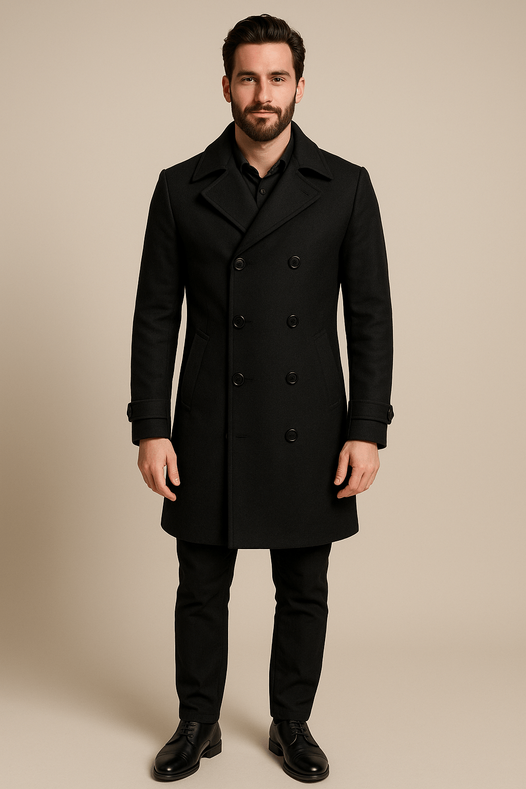 Ashford | Thor – Men’s Double Button Jacket with Lapel Design & Casual Elegance - Ashford London Clothing