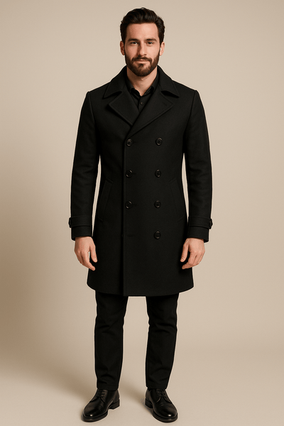 Ashford | Thor – Men’s Double Button Jacket with Lapel Design & Casual Elegance - Ashford London Clothing