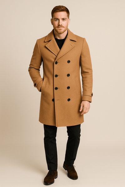 Ashford | Thor – Men’s Double Button Jacket with Lapel Design & Casual Elegance - Ashford London Clothing