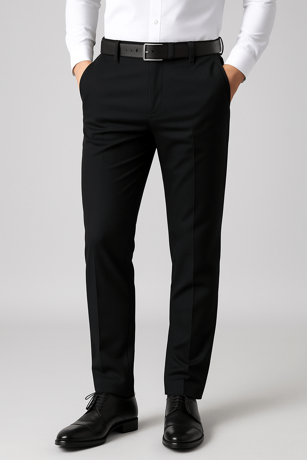 Ashford | Tom Stretchy Formal Trousers – Tailored Fit for Men - Ashford London Clothing