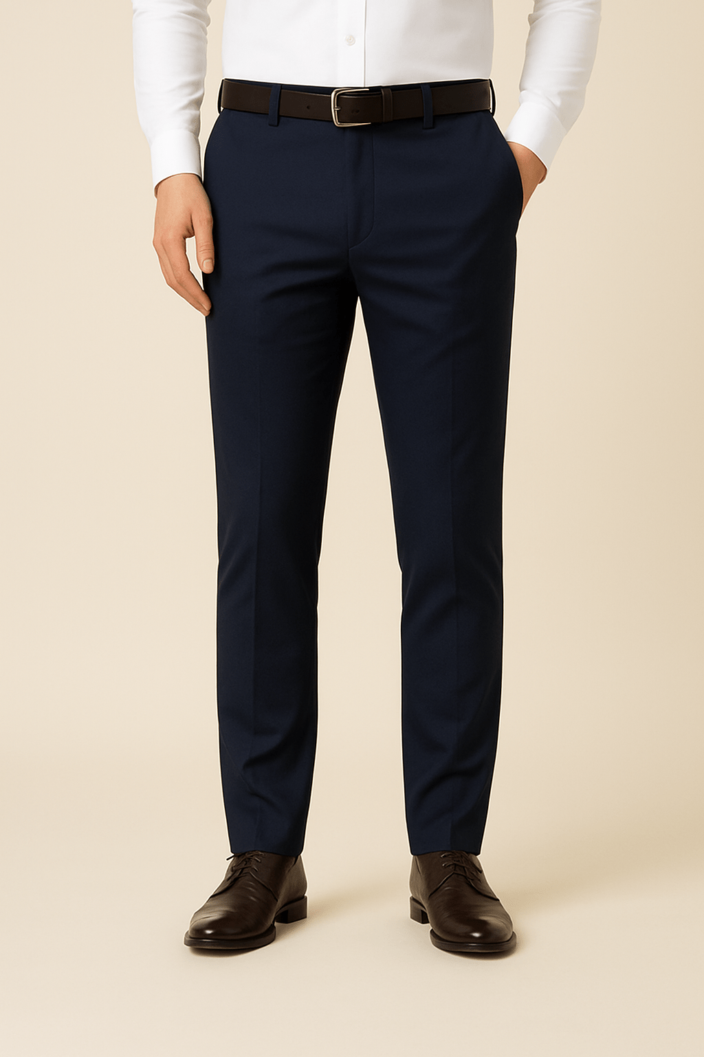 Ashford | Tom Stretchy Formal Trousers – Tailored Fit for Men - Ashford London Clothing