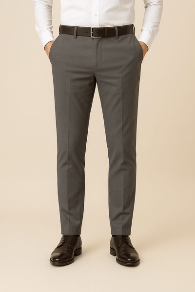 Ashford | Tom Stretchy Formal Trousers – Tailored Fit for Men - Ashford London Clothing