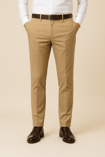 Ashford | Tom Stretchy Formal Trousers – Tailored Fit for Men - Ashford London Clothing