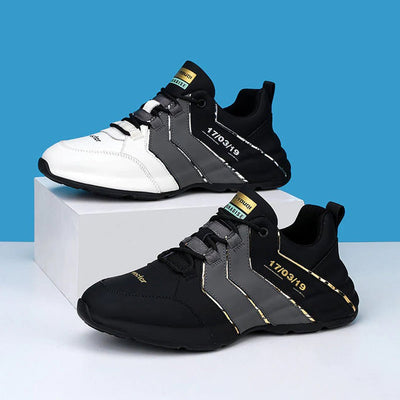 Ashford | Torin – Men’s Athletic Sneakers – Breathable Mesh Lightweight Cushioned Sole Lace - Up Fit - Ashford London Clothing