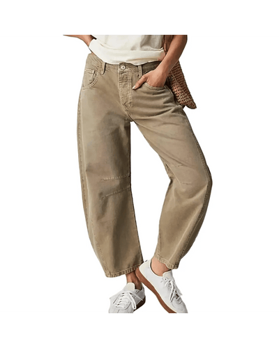 Ashford | Wide Leg High Waist Jeans – Women'S Wide Leg High Waisted Jeans – Elegant Fit, - Ashford London Clothing