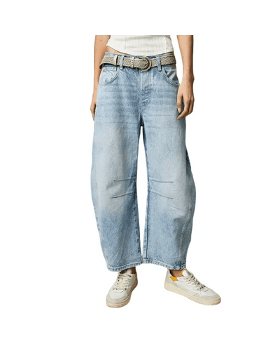 Ashford | Wide Leg High Waist Jeans – Women'S Wide Leg High Waisted Jeans – Elegant Fit, - Ashford London Clothing