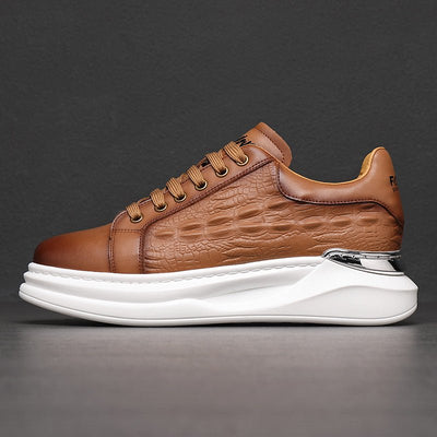 ASHFORD | William Trendy Men’s Sneakers – Unique Textured Design - Ashford London Clothing