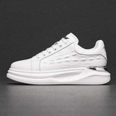ASHFORD | William Trendy Men’s Sneakers – Unique Textured Design - Ashford London Clothing