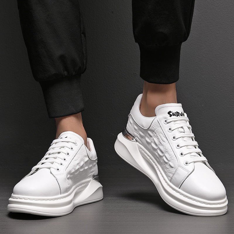 ASHFORD | William Trendy Men’s Sneakers – Unique Textured Design - Ashford London Clothing