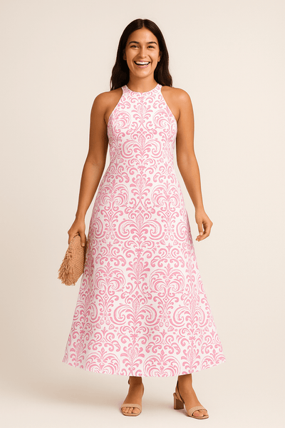 ASHFORD | Women's Classic Summer Dress - Short Sleeve Elegant Design - Ashford London Clothing