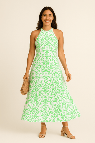 ASHFORD | Women's Classic Summer Dress - Short Sleeve Elegant Design - Ashford London Clothing