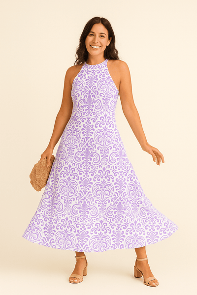 ASHFORD | Women's Classic Summer Dress - Short Sleeve Elegant Design - Ashford London Clothing