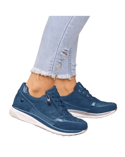 Ashford | Women's Orthopaedic Sneakers – Breathable, Cushioned Zipper Design (omen) - Ashford London Clothing