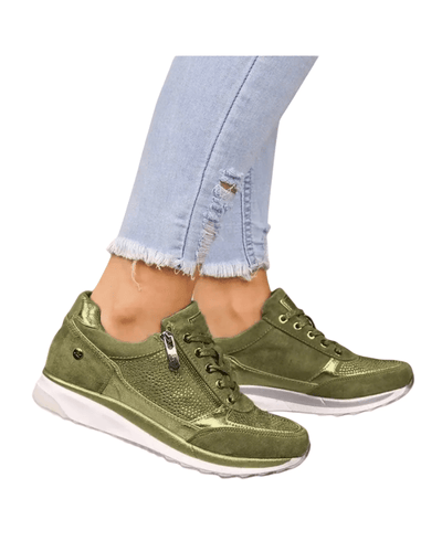 Ashford | Women's Orthopaedic Sneakers – Breathable, Cushioned Zipper Design (omen) - Ashford London Clothing