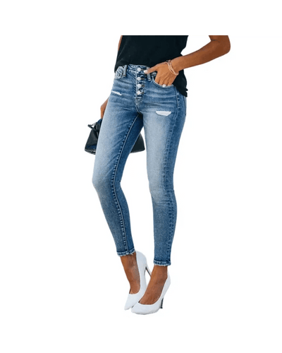 Ashford | Womens Ripped Jeans - Ashford London Clothing