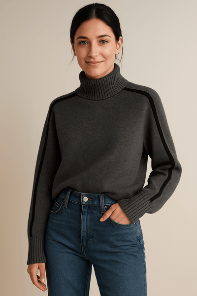 Ashford | Women’s Roll Collar Sweater – Soft Knit Comfort - Ashford London Clothing