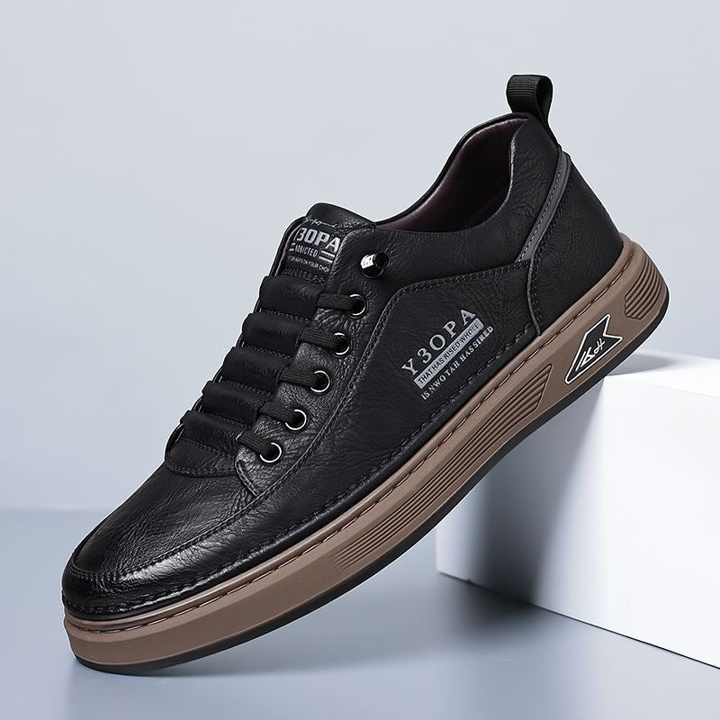 Ashford | Zarek – Men’s Sneakers – Synthetic Leather – Thick Sole – Lace - Up – Casual Street Style - Ashford London Clothing