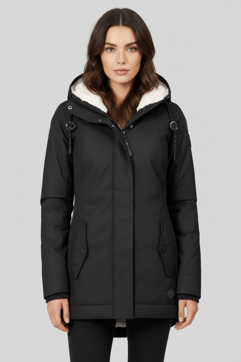 Ashford | Zephyra – Women’s Waterproof Rain Jacket with Hood and Extended Hem - Ashford London Clothing