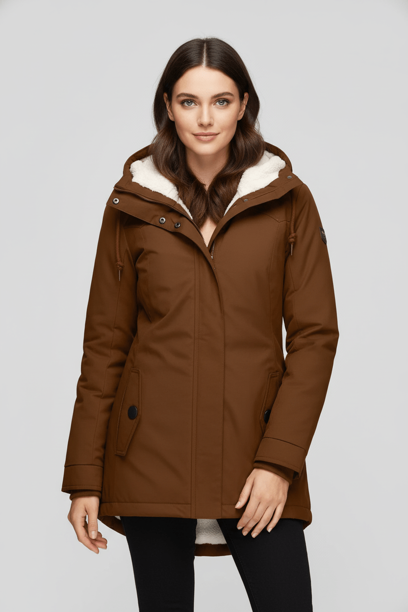 Ashford | Zephyra – Women’s Waterproof Rain Jacket with Hood and Extended Hem - Ashford London Clothing