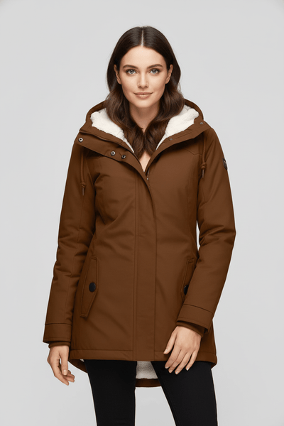 Ashford | Zephyra – Women’s Waterproof Rain Jacket with Hood and Extended Hem - Ashford London Clothing