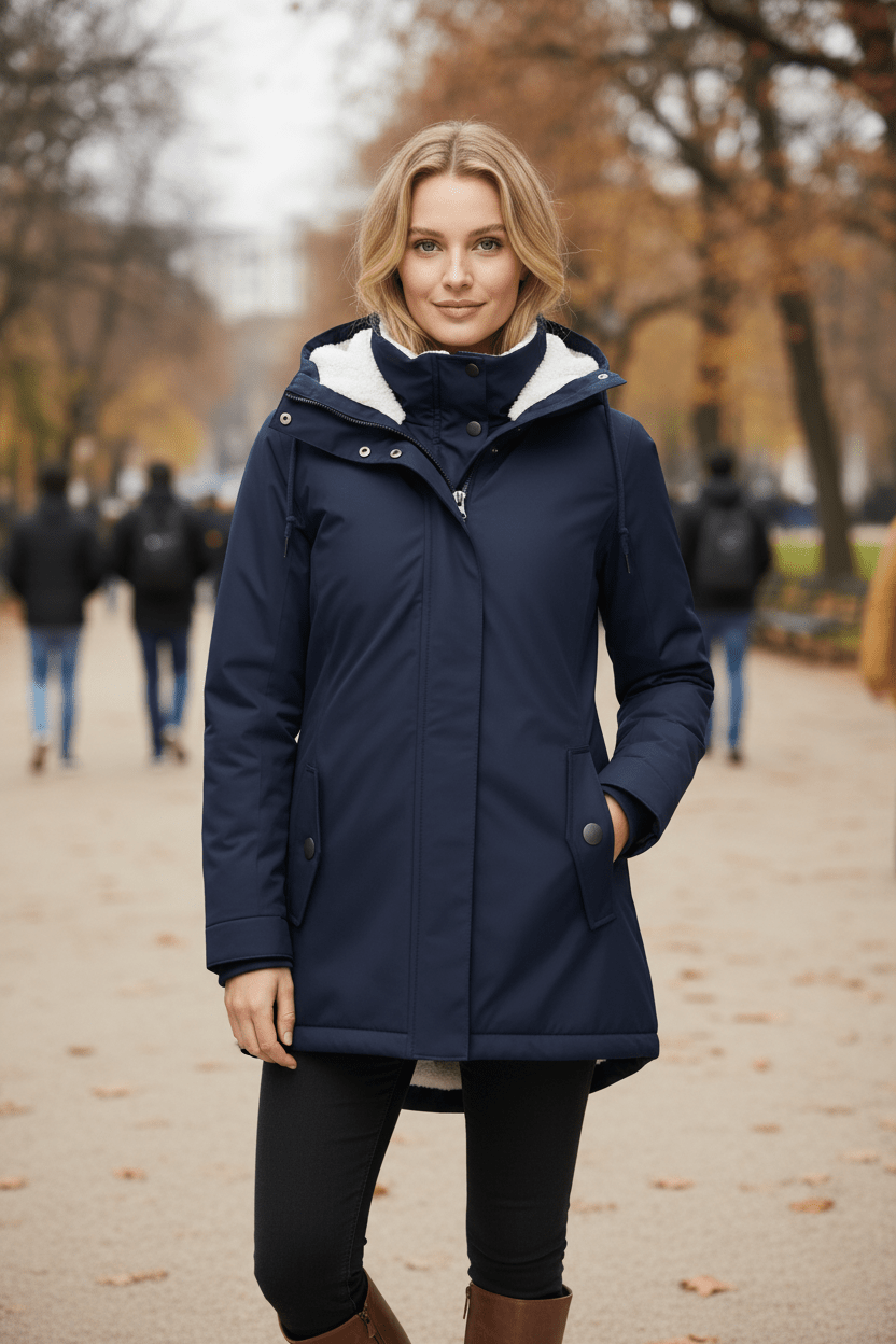 Ashford | Zephyra – Women’s Waterproof Rain Jacket with Hood and Extended Hem - Ashford London Clothing