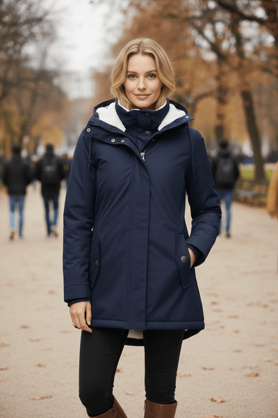 Ashford | Zephyra – Women’s Waterproof Rain Jacket with Hood and Extended Hem - Ashford London Clothing