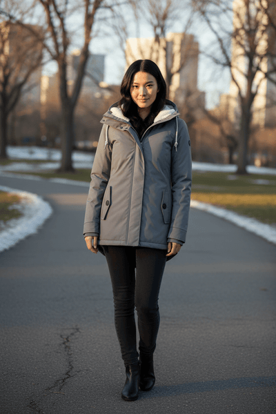 Ashford | Zephyra – Women’s Waterproof Rain Jacket with Hood and Extended Hem - Ashford London Clothing