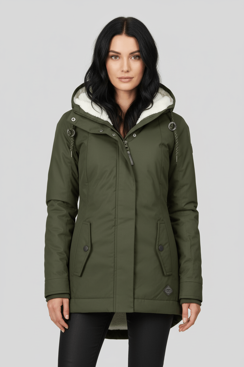 Ashford | Zephyra – Women’s Waterproof Rain Jacket with Hood and Extended Hem - Ashford London Clothing