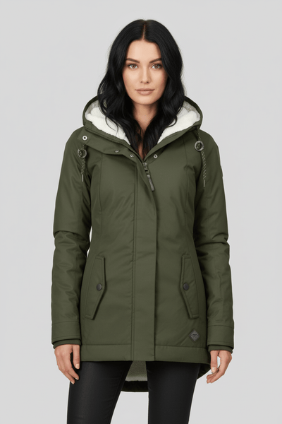 Ashford | Zephyra – Women’s Waterproof Rain Jacket with Hood and Extended Hem - Ashford London Clothing