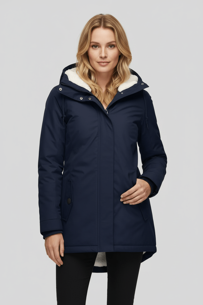 Ashford | Zephyra – Women’s Waterproof Rain Jacket with Hood and Extended Hem - Ashford London Clothing