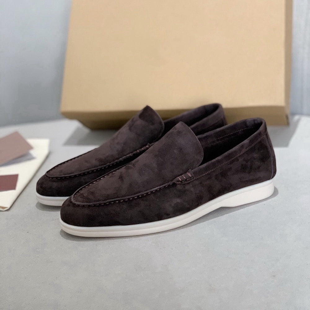 Ashford | Simón – Men's Minimalist Suede Loafers with Classic Silhouette