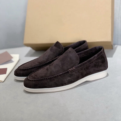 Ashford | Simón – Men's Minimalist Suede Loafers with Classic Silhouette