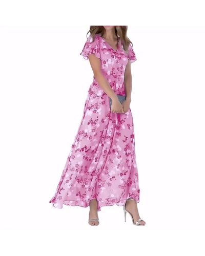 Midi Dress – Ashford London Women'S Elegant Midi Dress - A-Line Polyester Dress