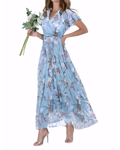 Midi Dress – Ashford London Women'S Elegant Midi Dress - A-Line Polyester Dress