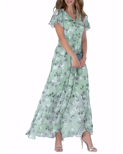 Midi Dress – Ashford London Women'S Elegant Midi Dress - A-Line Polyester Dress