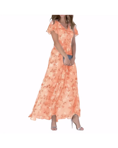 Midi Dress – Ashford London Women'S Elegant Midi Dress - A-Line Polyester Dress