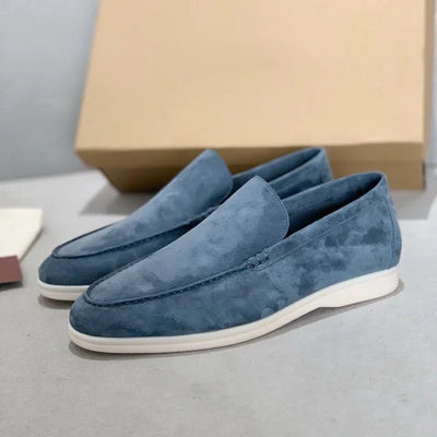 Ashford | Simón – Men's Minimalist Suede Loafers with Classic Silhouette