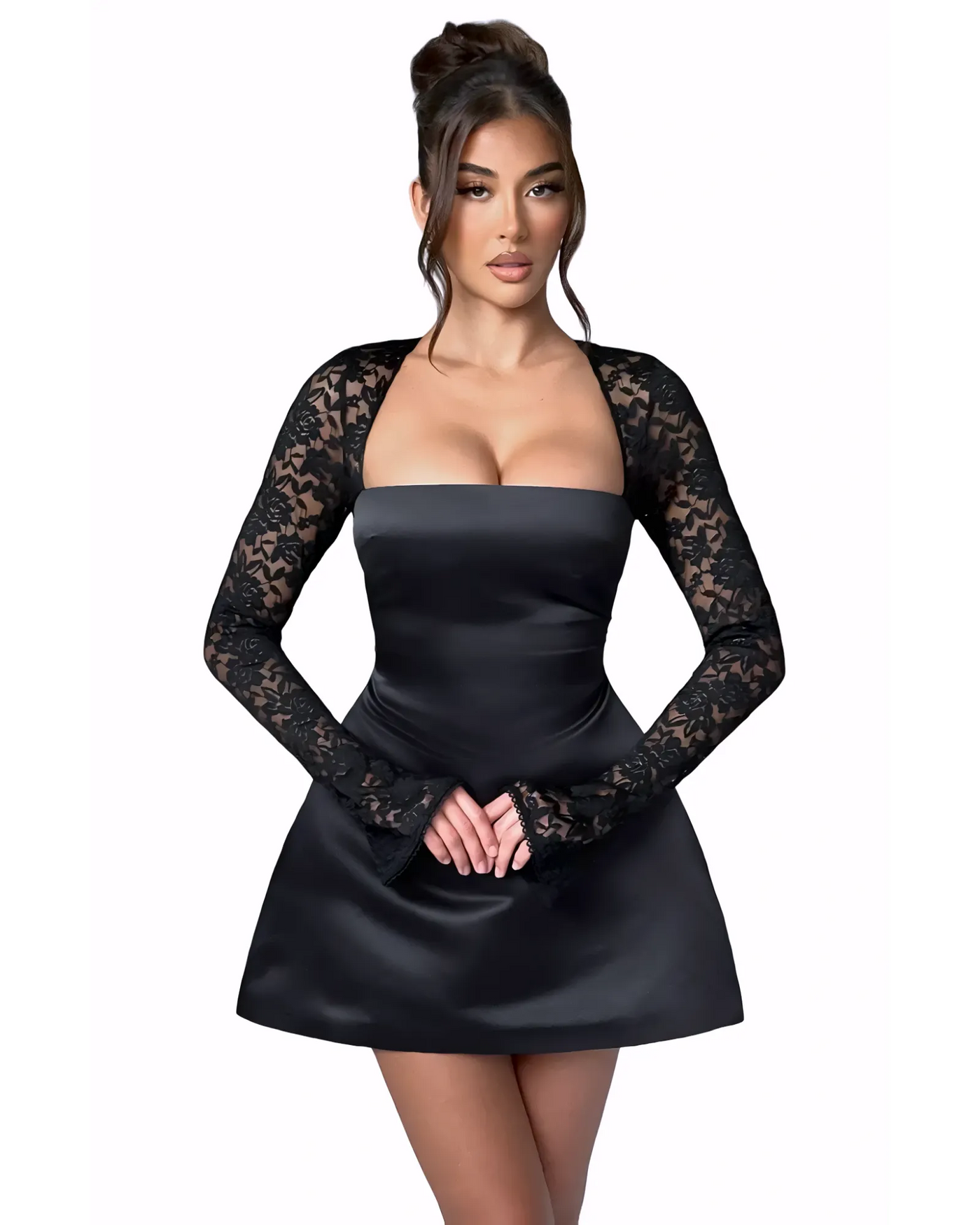 Mini Dress – Ashford London Women'S Mini Dress - Polyester Blend - Backless