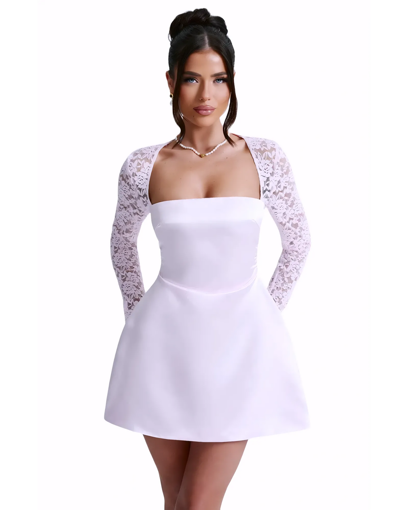 Mini Dress – Ashford London Women'S Mini Dress - Polyester Blend - Backless